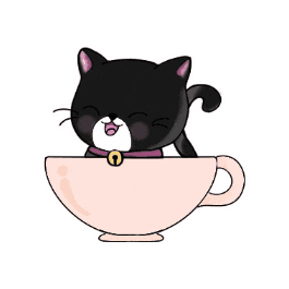 Cat Coffee Sticker