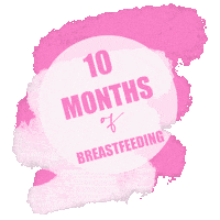 Pink Breastfeeding Sticker by MilkyGoodness