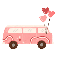 Vw Bus Love Sticker