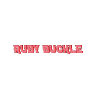 RubyBuckle barrel racing ruby buckle rubybuckle Sticker