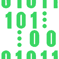 Numbers Coding Sticker by Geolab