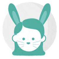 Bunny Animales Sticker by glamit_arg