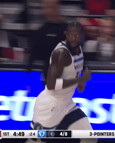 Nba Running GIF by Minnesota Timberwolves