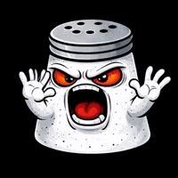 Angry Salt Shaker GIF by SALT