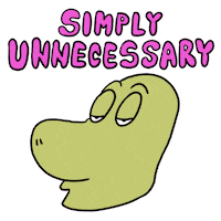 Dinosaur Mean Sticker by Luigi Segre