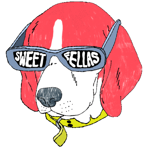 Dog Sticker by Sweet Fellas