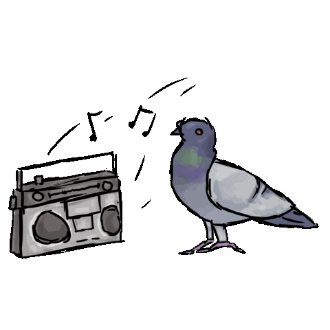 corvinanim giphyupload dance music radio Sticker