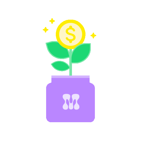 amoochlife money mooch moneyplant amoochlife Sticker