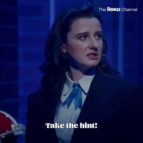 Leave Me Alone Flirting GIF by The Roku Channel
