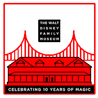walt disney family museum sf Sticker by wdfmuseum