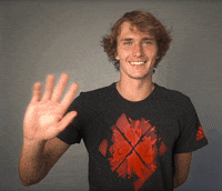 alexander zverev hello GIF by Miami Open