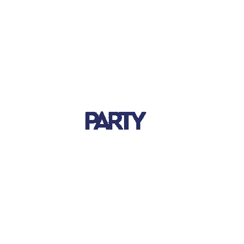 Its Time To Party Sticker by Nicolaus Tour