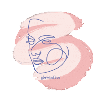 glowinface girl beauty glow motivation Sticker