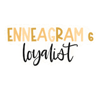 joannabusby enneagram drd digitalridgedesigns loyalist Sticker