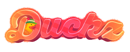 Duckz_nl giphyupload logo goducks duckie Sticker