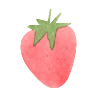 Strawberry いちご Sticker by colorfulrat