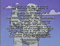 Season 7 Ending Credits GIF by The Simpsons