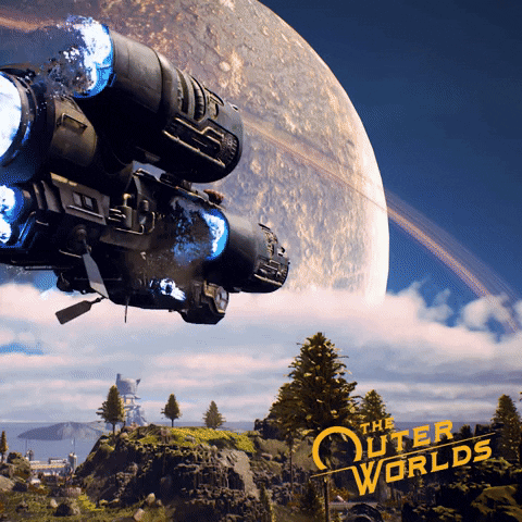 Take Off Obsidian GIF by The Outer Worlds