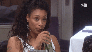 basketball wives drinking GIF