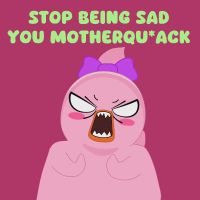 Sad Cheer Up GIF by MeetDuckey