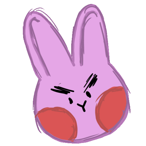 Angry Bunny Sticker