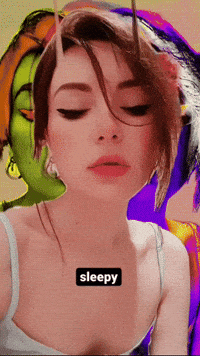 Sleepy Cute Girl GIF