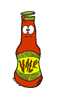 Hot Sauce Sticker by VALÉ