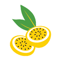 Passion Fruit Sticker by drinkwildwonder
