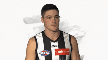 think GIF by CollingwoodFC