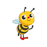 Happy Bee Sticker by BrightPathKids