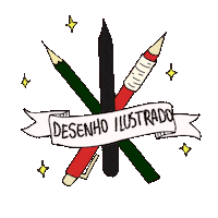 Fer_Illustra pencil desenho lapis ferillustra Sticker