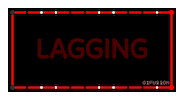 Glitch Lagging Sticker