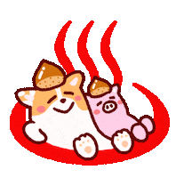 Corgi Chestnut Sticker
