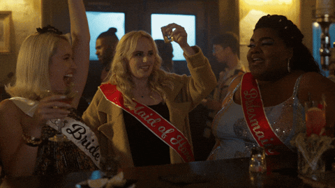 MagentaLightStudios giphyupload cheers wedding bride GIF