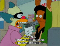 Season 1 Krusty The Klown GIF by The Simpsons
