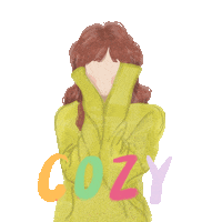 Sweater Weather Girl Sticker