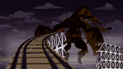 roller coaster monster GIF by South Park 