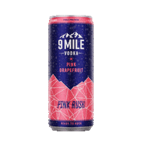 Party Pink Sticker by 9 Mile Vodka