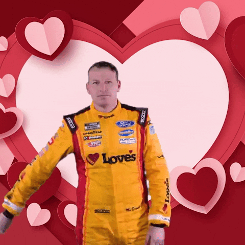 Valentines Day Valentine GIF by NASCAR