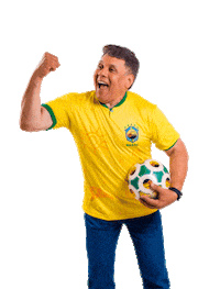 Football Celebrating Sticker by Armazém Paraíba N.Claudino