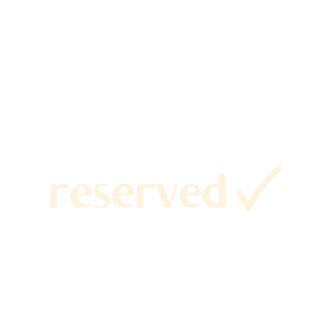 vacaybymj giphygifmaker booked reserved vacaybymj Sticker