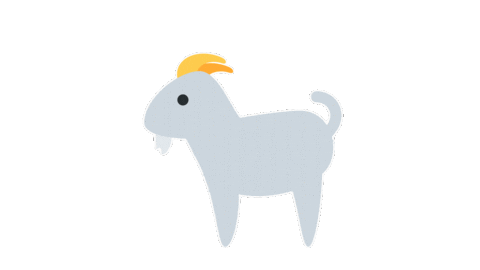 emojivid giphyupload animals emoji goat Sticker