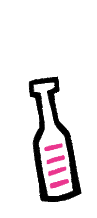 Art Bottle Sticker by Tijuana Flats