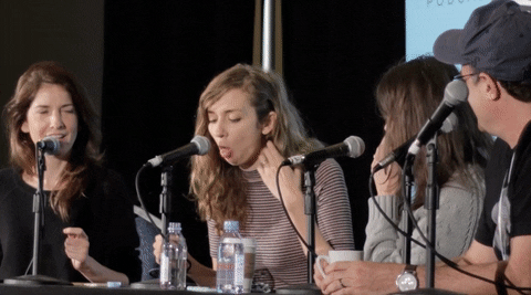 now hear this lauren lapkus GIF by Now Hear This podcast Festival