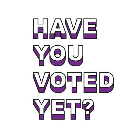 General Election Vote Sticker by Guy with Red Beard