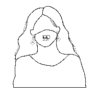 Women Corona Sticker by Maschalina Designs