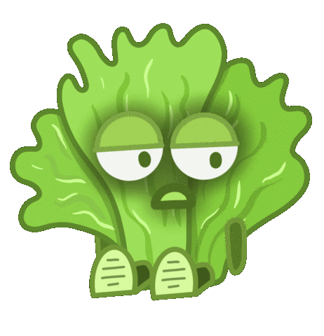 Tired Plant Based Sticker by Demic