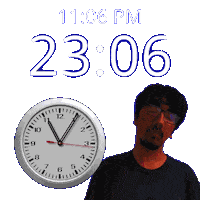 11 Pm Sticker