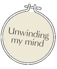 dmc_embroidery relax create mind zen Sticker