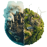Climate Change Water Pollution Sticker